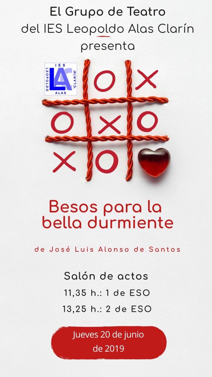 Besos para la bella durmiente CARTEL